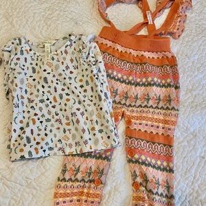 Matilda Jane sweater knit overalls 18/24 throwing the top in for free it’s 2T
